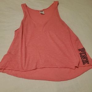 Pink tank work out top